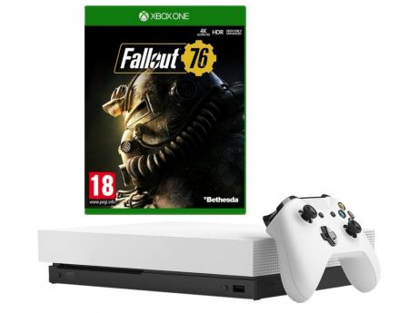 Игровая приставка Microsoft Xbox One X 1Tb White FMP-00058
