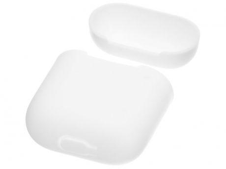 Чехол Luazon для APPLE AirPods 1 / 2 Silicone White 5131314