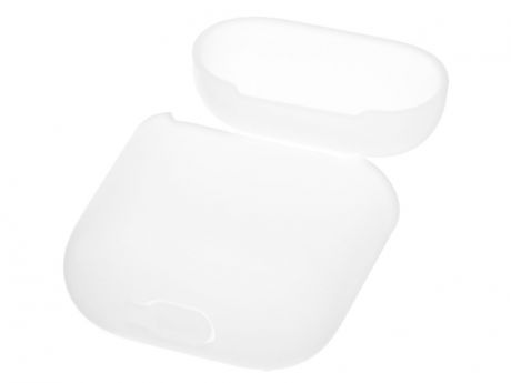 Чехол Luazon для APPLE AirPods 1 / 2 Silicone Luminescent White 5131313