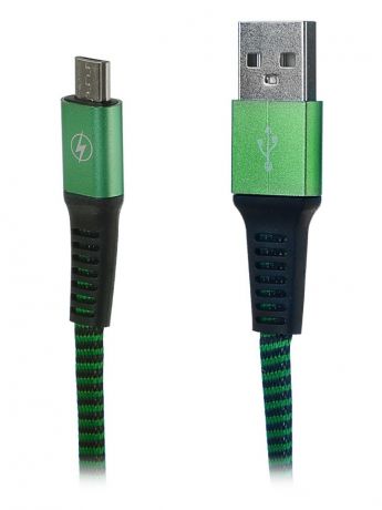 Аксессуар Luazon MicroUSB - USB 1m Green 4465972