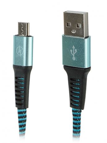 Аксессуар Luazon MicroUSB - USB 1m Blue 4465971
