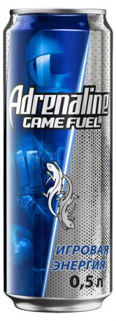 Напиток энергетический Adrenaline Game Fuel, 500 мл