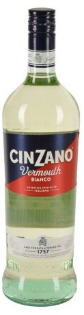 Вермут CinZano Bianco белый полусладкий Италия, 0,1 л