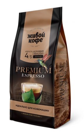 Кофе в зернах «Живой Кофе» Эспрессо Премиум, 500 г