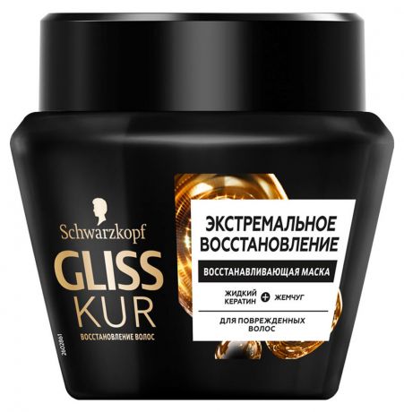 Маска для волос Gliss Kur Экстремальное восстановление, 300 мл
