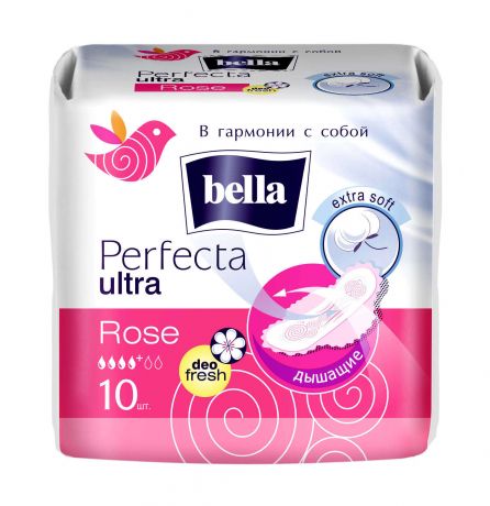 Прокладки гигиенические Bella Perfecta Ultra Rose Deo Fresh, 10 шт