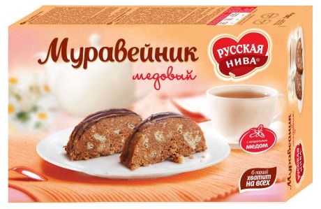 Торт «Русская Нива» Муравейник медовый, 340 г