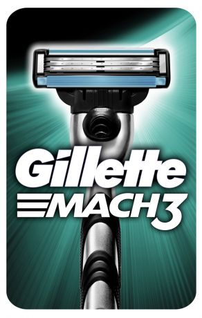 Бритва мужская Gillette Mach 3 с 1 сменной кассетой