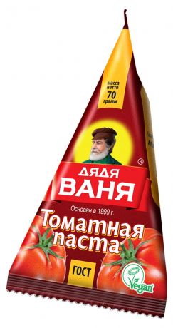 Паста томатная «Дядя Ваня» 25% ГОСТ, 70 г