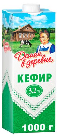 Кефир «Домик в деревне» 3,2%, 1 л