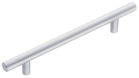 Ручка-рейлинг мебельная Kerron 128 мм, цвет матовый хром