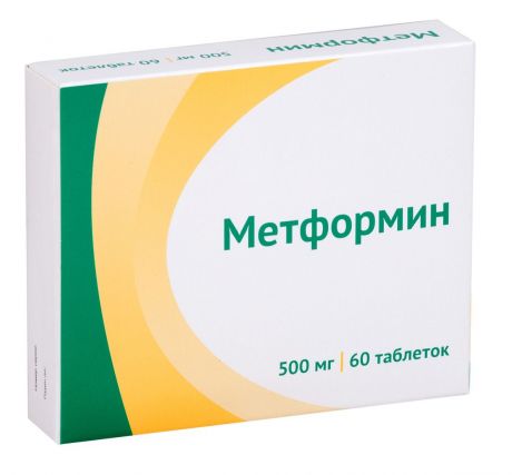 метформин-озон таб 500мг 60