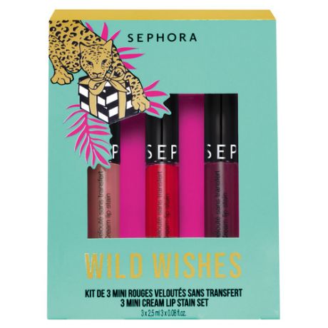 SEPHORA COLLECTION Wild Wishes Cream Lip Stain Набор жидких мини-помад для губ