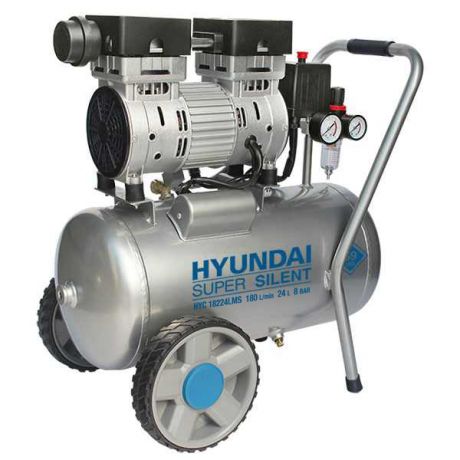 Компрессор Hyundai, 24 л 180 л/мин, 1 кВт
