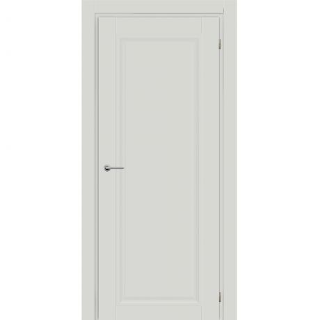 Дверь межкомнатная Нобиле 80х200 см, цвет цвет белый, с замком