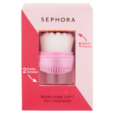 SEPHORA COLLECTION Щеточка 2-в-1 для лица Очищение и отшелушивание