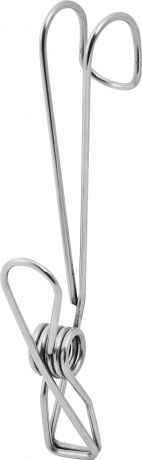 Крючок-прищепка для рейлинга Аквадекор Stick, 99x55 мм, цвет хром