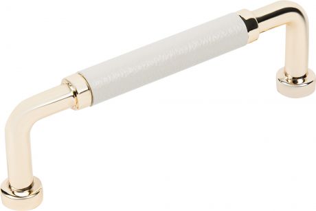 Ручка-скоба мебельная Голдвайт B75-96 1080x320 мм, цвет золото/белый