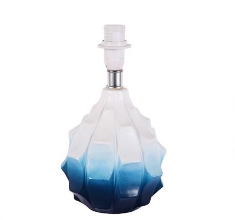 Основание для лампы Pineapple 1 лампа E14, 23 см, цвет белый/синий