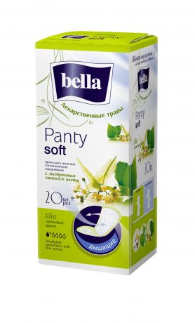 Белла Прокладки женские "Panty Soft tilia" липовый цвет 20шт Bella