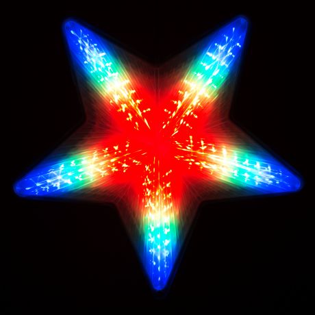 Фигура светодиодная Uniel «Звезда» 45 LED ламп, 150 см, для комнаты