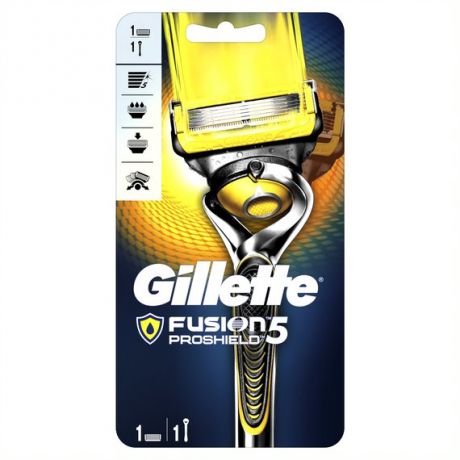 Фьюзион Бритва "ProShield Gillette Fusion"+1 сменная кассета