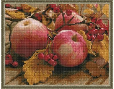 Набор для вышивания Molly Алмазная вышивка KM0867 Спелые яблоки
