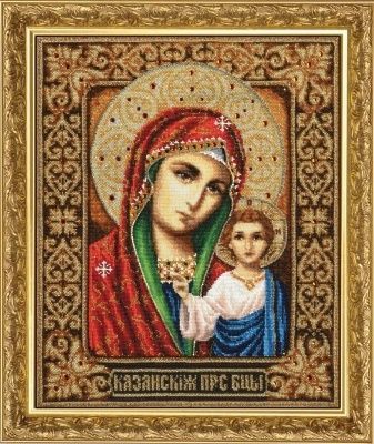 Набор для вышивания Золотые ручки И-005 Казанская икона Божией Матери (ЗР)