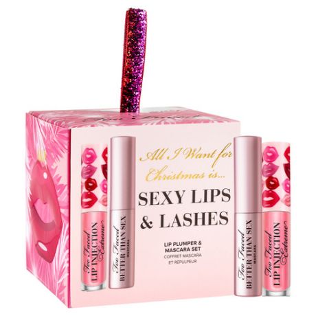Too Faced ALL I WANT FOR CHRISTMAS IS SEXY LIPS & LASHES Набор