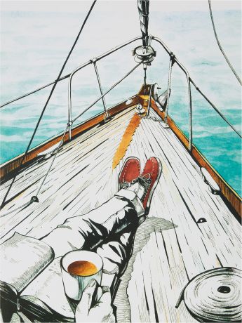 Постер «Лодка» 30x40 см