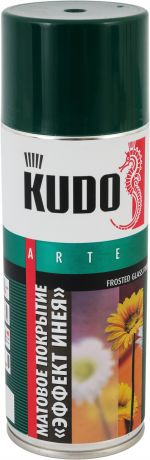 Покрытие аэрозольное Kudo для стекла цвет зелёный 0.52 л