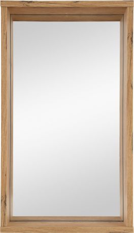 Зеркало «Лофт» с полкой 40 см