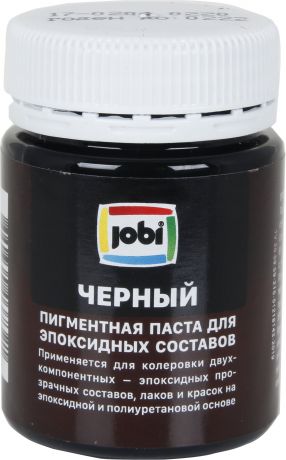 Пигментная паста Jobi для эпоксидных составов 40 мл цвет черный