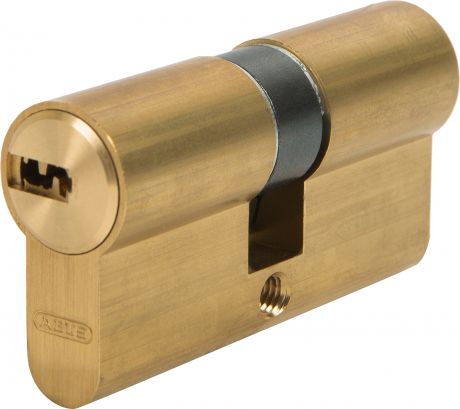 Цилиндр Abus D6MM 30/30 KD, 30x30 мм, ключ/ключ, цвет золото