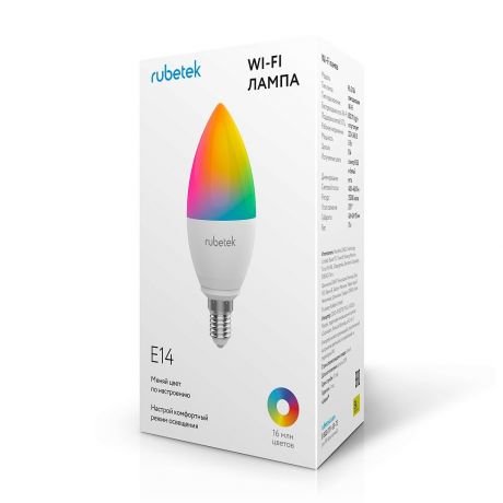 Лампа умная светодиодная Rubetek RL-3104 E27 5 Вт