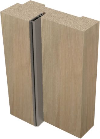 Комплект дверной коробки Verda 26x2070 мм, ламинация, цвет ясень коричневый, с петлями
