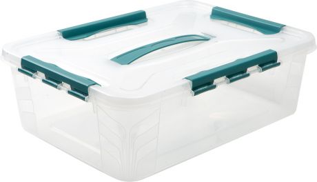 Ящик для хранения Grand Box, 10 л, 29x12.4x39 см, пластик, цвет прозрачный
