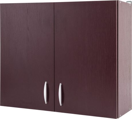 Шкаф навесной «Бургун» 80x67.6х29 см, ЛДСП, цвет бургун