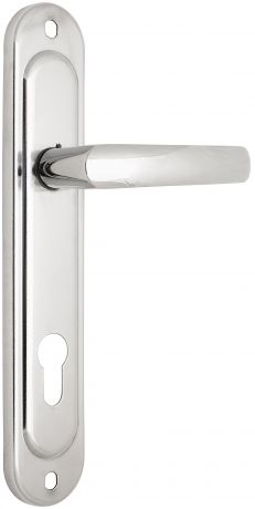 Ручка дверная универсальная на планке РФ1-85.02, цвет хром