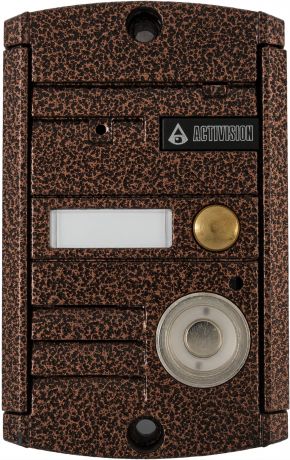 Муляж вызывной видеопанели AVP-451(PAL)TM, внешняя, цвет медь