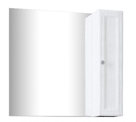 Шкаф зеркальный подвесной «Лаура» 85x80 см цвет белый