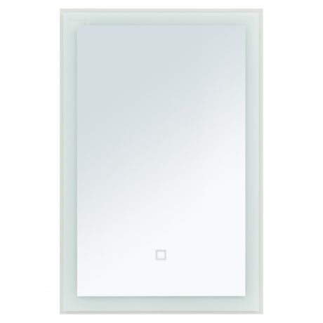 Зеркало «Монро» с подсветкой 55x80 см цвет бежевый матовый