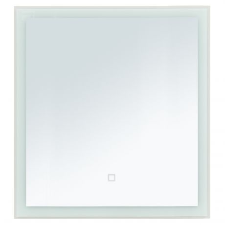 Зеркало «Монро» с подсветкой 75x80 см цвет бежевый матовый