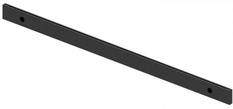 Рейлинг Lund 40 см, цвет чёрный
