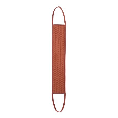 Мочалка БАННЫЕ ШТУЧКИ «Королевский пилинг» лента стёганая, 9,5*45 см (9,5*70 см с ручками), в ассортименте 3 цвета