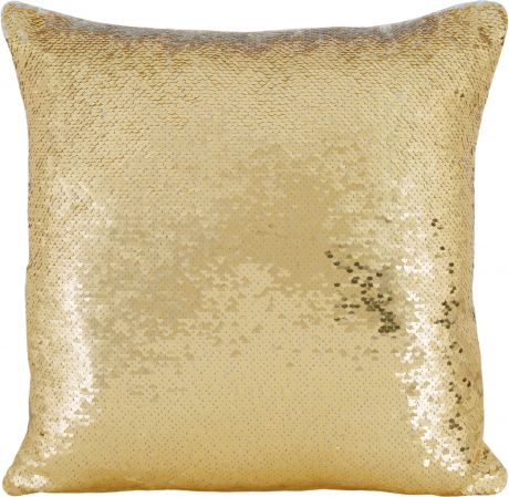 Подушка с пайетками «Diva» 40x40 см цвет золотой