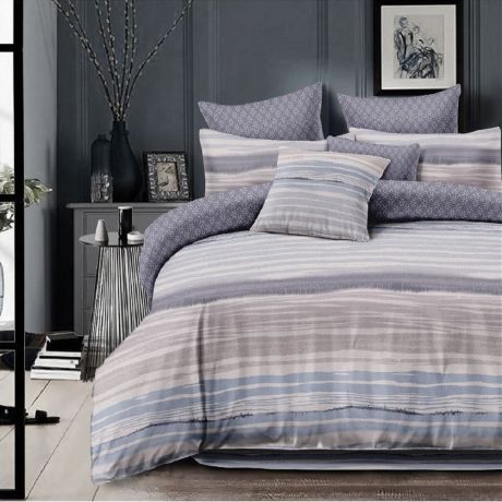 Комплект постельного белья Cottonika Insight life 2-спальный, размер: простыня 200х220см, пододеяльник 175х215см,наволочка 70х70см 2шт, сатин