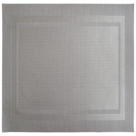 Салфетка сервировочная Текстиль, размер: 30х45см, серебро, 70% ПВХ, 30% п/э
