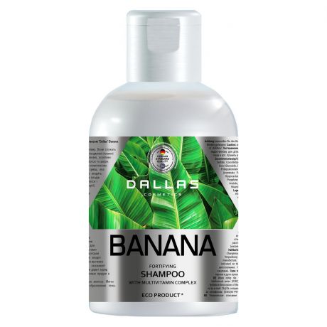 Шампунь для волос DALLAS Banana с мультивитаминным комплексом 500г