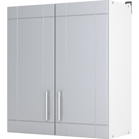 Шкаф навесной "Тортора" 60x67.6x29 см, МДФ, цвет серый